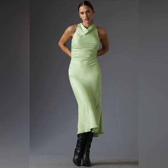 Anthropologie Dresses & Skirts - NWT The Perla Racerback Metallic Midi Dress Sz Lg